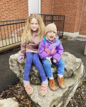 Aaron Ashmore Instagram - Springtime Sisters. ❤️❤️❤️