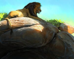 Aaron Blaise Instagram - Here’s one from 7 years ago drawing in Photoshop #WildlifeArt #art #lion #drawing