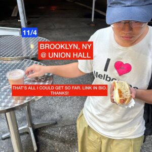 Aaron Chen Instagram - US shows! Link in bio.