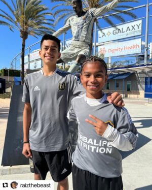 Aaron D. Spears Instagram - Proud of my lil soldier…
He’s definitely worked his a$$ off to get here @raizthebeast 👇🏽
・・・
A new beginning…

It literally takes a village.
From AYSO 1031, TOTAL FUTBOL ACADEMY, TOQUE FUTSAL, CULVER CITY FC to now the LA GALAXY, none of this would have been possible if it wasn’t for each & every organization & each & every person within that organization.

KRIST, KEVIN, JESSEE, DAVID, VALDEMAR, RYDER, RUDOLPH, WADE, my PARENTS, SISTER, MIKE & FAMILIA… I got nothing but love for you!!! LETS GET IT!!!

Now the real work begins!!!
.
.
.
.
.
.
.
.
.
@living.mixed @heru.sett @ziat.kaaria @savy.ari @nayaliici @theF2 @LeoMessi @Cristiano @WallyChamp15 @IMakeCustomCleats @DMCustomSneakers @Toque_Futsal @Ronaldinho @Maradona @pumafootball @akademialechii @EuroSoccerDirect @nikefootball @adidasfootball @pumafootball @lafcacademy @lagalaxyacademy @lechia_gdansk @culvercityfc2009 @culvercityfc @ussoccer @usmnt @mexiconationalsoccerteam @calsouthsoccer @premieresupercopa @losangelescup @surfcupsports @premiereleaque @433 @ @neymarjr @laliga @championsleague @realmadrid @realmadridacademy @juventus @manchesterunited @fcbayern @chelseafc @liverpoolfc @mancity @arsenal @europaleague @fcbarcelona @pele #fútbol #futsal #RAIZtheBEAST #WorkHardOrGoHome #champion #YouGetOutOfItWhatYouPutIntoIt #FutsalMadeMe #kidssoccer #soccerdrills #soccerschool #soccerskills #soccercleats #soccergoals #soccerkid #soccerteam #soccerlife #culvercityfootballclub #freestyle #thebeautifulgame #culvercityfootballclub2009 #culvercityfc #bicyclekick #pele #SoccerIsLife #PuttingInWork #FreeStyle #StreetSoccer #BarcaFans #UnleashTheBeast @nil_team_ @nil_team_youth @omarihardwickofficial @dondiamont @tarajiphenson @shawnteemccoy @thereallisavidal @1lisawu @aysoregion1031 @tfa_south_la @totalfutbolacademy2009 @stephencbishop @spearsveronica @bbunique @kyrome._lumsden5 @christiankeyes @alimiballard @j0seph_alvarez @aminjoseph @willpowerpacker @willsmith @ava @bikbaye @oprah @tylerperry @micaelabeckwith @davidbeckham @obj @coach_alexn @hillharper @aspears @marcusscribner @margaretshugavery @marcjspears @brelyevans @britneyspears @champagnepapi @stephencurry30 @kyrieirving @kevinhart4real