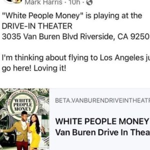 Aaron D. Spears Instagram - CHECK ME OUT in #WhitePeopleMoney In theaters MAY 7th!!!
Streaming on VOD now everywhere!!!
Swipe👉🏽
Starring
@drewsidora @act_like_bart @dawnnoelactor @mark_harris_1555filmworks @aarondspears 
⁣
.⁣
.⁣
.⁣
.⁣
.⁣
#blackfellafilms #blackshortfilms #film #blackrhinofilms #blackhorrorfilms #blackexploitationfilms #blackdogfilms #blackpearlfilms #blacklgbtqfilms #blacknerdsfilms #blackfilmmakers #blackfilmsrock #dopeblackfilms #blackelmofilms #blacksetfilms #blackindependentfilms #blackfilmspace #supportblackfilms #freshblackfilms #blackfilmsmatter✊🏿 #blackmotofilms #blackfilmstravel🖤 #classicblackfilms #blackfilmstravel #blackfilmsmatter✊🏾 #blackknightfilms #blackmovies #blackfilmsmatter #blackmediafilms