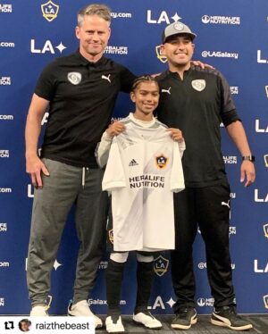 Aaron D. Spears Instagram - Proud of my lil soldier…
He’s definitely worked his a$$ off to get here @raizthebeast 👇🏽
・・・
A new beginning…

It literally takes a village.
From AYSO 1031, TOTAL FUTBOL ACADEMY, TOQUE FUTSAL, CULVER CITY FC to now the LA GALAXY, none of this would have been possible if it wasn’t for each & every organization & each & every person within that organization.

KRIST, KEVIN, JESSEE, DAVID, VALDEMAR, RYDER, RUDOLPH, WADE, my PARENTS, SISTER, MIKE & FAMILIA… I got nothing but love for you!!! LETS GET IT!!!

Now the real work begins!!!
.
.
.
.
.
.
.
.
.
@living.mixed @heru.sett @ziat.kaaria @savy.ari @nayaliici @theF2 @LeoMessi @Cristiano @WallyChamp15 @IMakeCustomCleats @DMCustomSneakers @Toque_Futsal @Ronaldinho @Maradona @pumafootball @akademialechii @EuroSoccerDirect @nikefootball @adidasfootball @pumafootball @lafcacademy @lagalaxyacademy @lechia_gdansk @culvercityfc2009 @culvercityfc @ussoccer @usmnt @mexiconationalsoccerteam @calsouthsoccer @premieresupercopa @losangelescup @surfcupsports @premiereleaque @433 @ @neymarjr @laliga @championsleague @realmadrid @realmadridacademy @juventus @manchesterunited @fcbayern @chelseafc @liverpoolfc @mancity @arsenal @europaleague @fcbarcelona @pele #fútbol #futsal #RAIZtheBEAST #WorkHardOrGoHome #champion #YouGetOutOfItWhatYouPutIntoIt #FutsalMadeMe #kidssoccer #soccerdrills #soccerschool #soccerskills #soccercleats #soccergoals #soccerkid #soccerteam #soccerlife #culvercityfootballclub #freestyle #thebeautifulgame #culvercityfootballclub2009 #culvercityfc #bicyclekick #pele #SoccerIsLife #PuttingInWork #FreeStyle #StreetSoccer #BarcaFans #UnleashTheBeast @nil_team_ @nil_team_youth @omarihardwickofficial @dondiamont @tarajiphenson @shawnteemccoy @thereallisavidal @1lisawu @aysoregion1031 @tfa_south_la @totalfutbolacademy2009 @stephencbishop @spearsveronica @bbunique @kyrome._lumsden5 @christiankeyes @alimiballard @j0seph_alvarez @aminjoseph @willpowerpacker @willsmith @ava @bikbaye @oprah @tylerperry @micaelabeckwith @davidbeckham @obj @coach_alexn @hillharper @aspears @marcusscribner @margaretshugavery @marcjspears @brelyevans @britneyspears @champagnepapi @stephencurry30 @kyrieirving @kevinhart4real