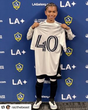 Aaron D. Spears Instagram - Proud of my lil soldier…
He’s definitely worked his a$$ off to get here @raizthebeast 👇🏽
・・・
A new beginning…

It literally takes a village.
From AYSO 1031, TOTAL FUTBOL ACADEMY, TOQUE FUTSAL, CULVER CITY FC to now the LA GALAXY, none of this would have been possible if it wasn’t for each & every organization & each & every person within that organization.

KRIST, KEVIN, JESSEE, DAVID, VALDEMAR, RYDER, RUDOLPH, WADE, my PARENTS, SISTER, MIKE & FAMILIA… I got nothing but love for you!!! LETS GET IT!!!

Now the real work begins!!!
.
.
.
.
.
.
.
.
.
@living.mixed @heru.sett @ziat.kaaria @savy.ari @nayaliici @theF2 @LeoMessi @Cristiano @WallyChamp15 @IMakeCustomCleats @DMCustomSneakers @Toque_Futsal @Ronaldinho @Maradona @pumafootball @akademialechii @EuroSoccerDirect @nikefootball @adidasfootball @pumafootball @lafcacademy @lagalaxyacademy @lechia_gdansk @culvercityfc2009 @culvercityfc @ussoccer @usmnt @mexiconationalsoccerteam @calsouthsoccer @premieresupercopa @losangelescup @surfcupsports @premiereleaque @433 @ @neymarjr @laliga @championsleague @realmadrid @realmadridacademy @juventus @manchesterunited @fcbayern @chelseafc @liverpoolfc @mancity @arsenal @europaleague @fcbarcelona @pele #fútbol #futsal #RAIZtheBEAST #WorkHardOrGoHome #champion #YouGetOutOfItWhatYouPutIntoIt #FutsalMadeMe #kidssoccer #soccerdrills #soccerschool #soccerskills #soccercleats #soccergoals #soccerkid #soccerteam #soccerlife #culvercityfootballclub #freestyle #thebeautifulgame #culvercityfootballclub2009 #culvercityfc #bicyclekick #pele #SoccerIsLife #PuttingInWork #FreeStyle #StreetSoccer #BarcaFans #UnleashTheBeast @nil_team_ @nil_team_youth @omarihardwickofficial @dondiamont @tarajiphenson @shawnteemccoy @thereallisavidal @1lisawu @aysoregion1031 @tfa_south_la @totalfutbolacademy2009 @stephencbishop @spearsveronica @bbunique @kyrome._lumsden5 @christiankeyes @alimiballard @j0seph_alvarez @aminjoseph @willpowerpacker @willsmith @ava @bikbaye @oprah @tylerperry @micaelabeckwith @davidbeckham @obj @coach_alexn @hillharper @aspears @marcusscribner @margaretshugavery @marcjspears @brelyevans @britneyspears @champagnepapi @stephencurry30 @kyrieirving @kevinhart4real