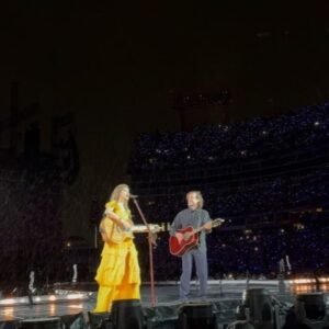 Aaron Dessner Instagram - Last night in Nashville I got to play my favorite song @taylorswift and I have written together, “would've could've should've”, at 1:30am in the middle of a giant rainstorm -- while also getting to see the whole show (@phoebebridgers came out to play "nothing new" with Taylor which we all made together!) -- which only ended at 2am due to rain delays. Not sure how I got so lucky to have these experiences on the greatest tour of all time, but I'm so thankful. It's incredibly inspiring to see the dedication and work ethic Taylor, her band, her dancers and her incredible team and crew put into this show. It's truly a mind blowing experience. #TStheErasTour