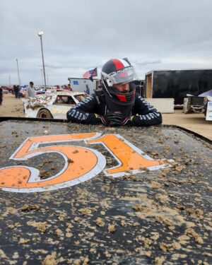 Aaron Kaufman Instagram - I had a great time at the #elpasocountyraceway season opener on Saturday night.
Thanks to everyone who stopped by and said hi. I spun in the heat race and got contact on my left front corner doing some damage that took about 2 hours to bandaid up for the main so I missed the signing I apologize if anyone was looking for me. 
Big shoutout to #Warriorwelding for letting me run their new #sportmod 
📸 @imagine.media 
#magnaflow 
#dirttrack 
#aaronkaufman
#colorado