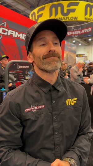 Aaron Kaufman Instagram - The man himself @thearclight came through for the unveiling of the @camburgracing / @magnaflow 2024 @unltdoffroadracing series program driven by none only then @kylejergensen 🏁