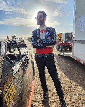 Aaron Kaufman Instagram - If you can’t be fast … 
Be funny. 
I’m really enjoying learning this new to me Motorsport 
Every race is a bigger learning experience than the last. 
If the weather holds out this weekend I’ll be running my third event and pretty excited about it. 
📸 @afro_thunder92 / @imagine.media 
#bstracing 
#warriorwelding 
#dirttrackracing 
#dirttrack 
#magnaflow 
##sabelt 
#aaronkaufman