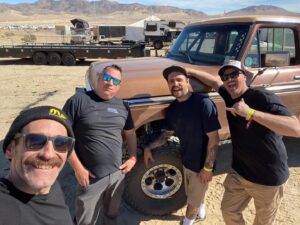 Aaron Kaufman Instagram - Hammers with the homies 

#magnaflow 
#f100
#f250
#thedez 
#kingofthehammers