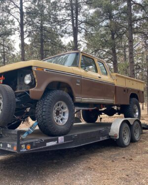 Aaron Kaufman Instagram - My brother @strangger98 sent me a surprise gift the other day.  I am so thankful to have such a neat way to remember a great trip. 
I’ll spin it real fast … my homie @damn_ron_  had this truck sent to him by another friend he then reached out to me. I was interested so I called the cat that owned it and made a deal. 
I bought a sight unseen f350 now all we had to do was go get it. I forwent the typical trailer scenario and we got some plane tickets. Knowing this would a rolling circus I decided a fine photographer with an appetite for adventure was needed or boy @brandon_lajoie was down for some bad choices. As soon as we got to the airport it was on life support. We sent Brandon onto Sacramento with out us then found a plane to San Fran rented a mooostang at midnight and ripped to meet Brandon in the murder hotel we booked online. This hotel is what nightmares are made of!
No breakfast for us we were headed to Oroville, California.
The truck was as described but sadly it’s driveability  was far from accurate. When I told the guy I was gonna drive it to Yosemite and asked if he thought it was a bad idea…. He said with out hesitation YES. He had no vision or sense of adventure. It took me 10 hours to get to orangevalle a 1.25 hour drive. 
@norcalrockracing had lined me with @brianctilton shop to get this pig more road worthy. After a long night a long morning and a few tacos we were Yosemite bound. It’s as amazing as your imagination leads you to believe. We had friends in AZ to see so we pressed. Some road side machine work in Bakersfield some fuel pump work on the RES and a night sleeping in the bed had us within ear shot of the chandler, Az fire department where we would meet up with Ronnie and @big10garage before burning it down to Texas. 
Charlie Brown is the trucks name and when I moved to Colorado I cut loose all my project cars save two 
Adamae & Charlie Brown 
A fantastic journey and 
The long road home 
Here’s to those who rush head long into bad ideas 🍻
Thank you Jonathan for the friendship 
Thank you Brandon for the beautiful snaps and the great hangs 
Memories are made on questionable decisions…
#f350
#servicebed 
#magnaflow