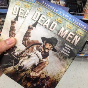 Aaron Marciniak Instagram - Well its official. My grandma watched and approved! 👍🏼 @deadmenwestern the #western I am a leading actor in got picked up by Sony and has released on dvd in @amazon and @walmart and will be on amazon prime and a slew of other places later this year! So go buy it 😉 great work everyone who committed so much time and creativity on this project! Oh and btw I found these in Walmart in Ozark, MO my home town so its probably at a Walmart near you. Save a horse buy a western. Tell your friends #sony #western #movie #series #actor @creativeactors
