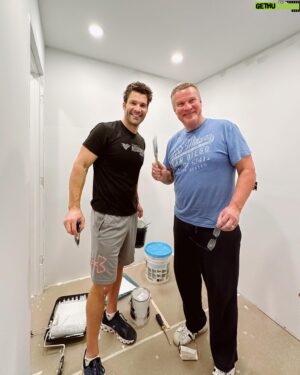 Aaron O'Connell Instagram - Holiday project: install a basement bathroom. Took it from the studs to all the finishes, and the best part was spending all that time with dad.  Happy New Year and wishing you all a happy and healthy 2023!