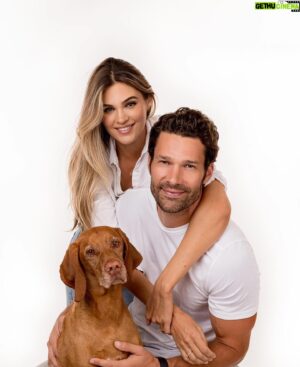 Aaron O'Connell Instagram - Happy Birthday Fig!  Seems like yesterday you were learning sit, stay, and “go to mom” 😂. 8 years strong and now a gentle big brother.  Salmon for dinner tonight, just make sure to chew it this time. @figthewiggler @moonlightvizslas @charlienunnphotography