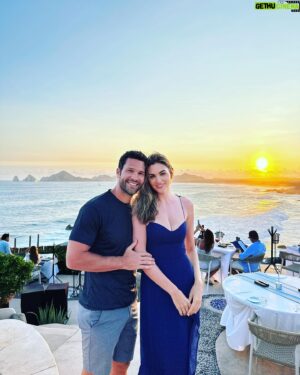 Aaron O'Connell Instagram - What beautiful evening at one of our favorite restaurants in Cabo 🏝️ - Sunset Monalisa.  So grateful my parents flew out to watch our little nugget so mom and dad could enjoy a getaway full of sun and R&R ☀️ Cheers to some recharged parents and 8hrs of sleep 🥂#cabo #sunsetmonalisa