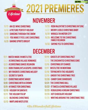 Aaron O'Connell Instagram - Had so much fun filming this one! The #ItsAWonderfulLifeTime line-up is officially here!🎄✨Tune into my movie #BlendingChristmas on December 12th, only on @lifetimetv! 🎁✨