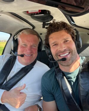 Aaron O'Connell Instagram - WOW!  What an incredible birthday.  With the surprise arrival of my parents, father-son bonding in the skies, and putting together our boy’s first Easter basket, I couldn’t have asked for a better way to ring in another lap around the sun.  Happy Easter!