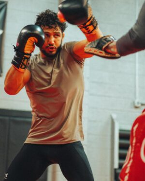 Aaron Pico Instagram - Good day of work. 🥊

📸 @_kairos_creations_