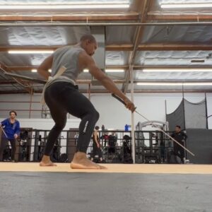 Aaron Toney Instagram - #sword #flow #katana #japaneseculture #weapons #martialarts #poc #black #anime #jam #movement #hop #nkoha