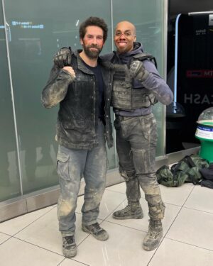 Aaron Toney Instagram - The wait is over ONE MORE SHOT IS OUT in the UK today. Stream JAN 16  Such and honor to have worked on this. 

Lots more BTS to come but for now, go watch and leave a comment or one of the One More Shot GIF comments below ☺️🤘🏾 Dunbar OUT!!!!

#onemoreshot #onemoreshotfilm #action #film #filmmaking #jamesnunn #scottadkins #michaeljaiwhite #alexisknapp #tomberenger #actor #poc #work #military #tactical #fire #martial #martialarts #actionmovies #skytv #signaturefilms