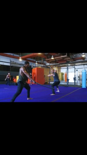 Aaron Toney Instagram - #tb with the fam @shahaub at the old @jamovement location. 🎥: @armandrabanal @thephiltan 

Dear Brother,

I love you, I miss you. Come fight me ❤️🤣🗡️🤘🏾
#sword #action #fights #swordplay #actiondesign #timethevaluator #rock #metal