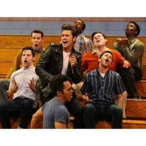 Aaron Tveit Instagram - Somehow it’s been 5 years since we rode Greased Lightning