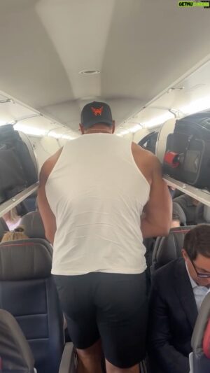 Aaron W Reed Instagram - I need a bigger plane. Coming back from the truck giveaway.