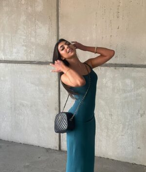 Abby Bergman Instagram - Thank you so much @jamieazzopardi for inviting me to @melbfashionweek Last night was so incredible. I loved seeing the @justincassin collection. You looked amazing last night i am obsessed with your outfit 💟

#JustineCassinMFW
#melbournefashionweek 
#mfw 
@jamieazzopardi 
@justincassin 
@melbfashionweek