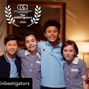 Abby Bergman Instagram - Posted @withregram • @the_inbestigators The Inbestigators won BEST ACHIEVEMENT IN CASTING at the Casting Guild of Australia awards 🙌 Our casting director @nathanlloydcasting and creators @robynbutlernotes and @wayne_hope auditioned HUNDREDS of kids from around Australia to find our very special and incredibly talented four inbestigators. In our next posts we’re going to ask @astondroomer (EZRA) @abby_bergman_ (AVA) @jamilsmythsecka (KYLE) and @anna_cooke_ (MAUDIE) about what it was like auditioning for the show 🎬 Stay tuned. 
• #tvshow #award #casting #cga #cgaawards #gristmill #nathanlloydcasting #actf #ozkidstv #netflix #theinbestigators #talent
