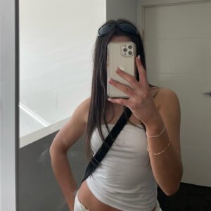 Abby Bergman Instagram - a friday fit   a dirty mirror 💋
