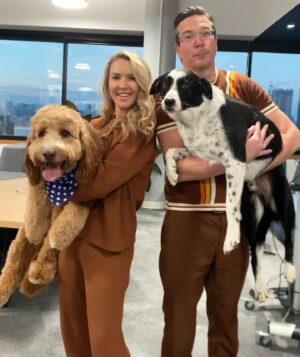 Abby Coleman Instagram - Bring your dog day to work 🐶 🐕❤️