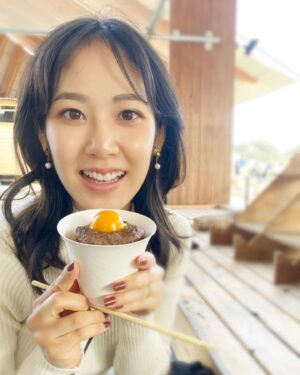 Abe Junko Instagram - 🍁
いただきます🍴

上に乗ってるのは
たまごじゃなくてソースだよꕤ*˚