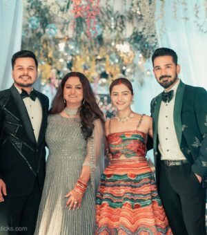 Abhinav Shukla Instagram - Straight outa Bijnor !! @sarthak.tyagi17 @rohinidilaik @rubinadilaik  Styled by @stylingbyvictor @sohail__mughal___
Outfit @attirekunalnsid