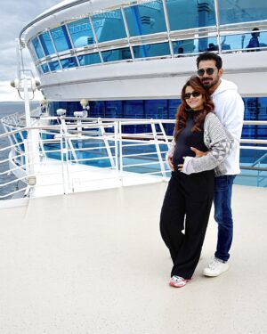 Abhinav Shukla Instagram - We promised we will TOGETHER explore the world since we started dating , got married and now  will do ❤️AS  A FAMILY 🧿❤️ welcoming the LITTLE Traveller soon!