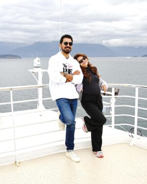 Abhinav Shukla Instagram - We promised we will TOGETHER explore the world since we started dating , got married and now  will do ❤️AS  A FAMILY 🧿❤️ welcoming the LITTLE Traveller soon!