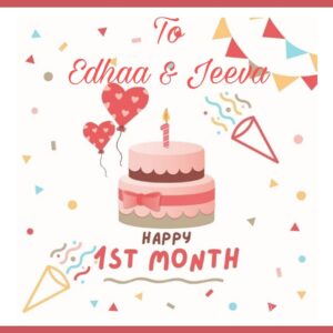 Abhinav Shukla Instagram - Excited and extremely happy to share that our daughters , Jeeva and Edhaa are  one month old Today …. Universe blessed us on the auspicious day of Gurpurab ! 

Send in your wishes For our angels 👼🏻👼🏻