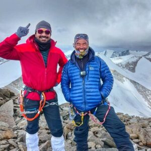Abhinav Shukla Instagram - Successfully Summited UT Kangri (6070 mtrs) on 29th July at 0900 hrs . Special thanks to @mingmadai8000er and myself. 😀.. To my family and @rubinadilaik for believing in me & @cho_expeditions 🙏🏻