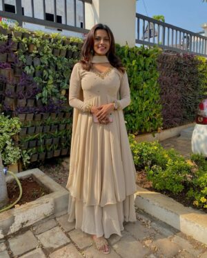 Abhirami Instagram - Im totally in love with this salwar suit from @droz_official 🥹💜
@leandra__maria thankyou soo much for the last minute save ♥️🥂

📷 : @amanaskar524
