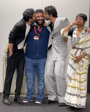 Abhishek Banerjee Instagram - And it begins .. so glad to share that our film STOLEN Is going to be premiered here in Venice biennale in few hours … kudos to our director @karantejpal94 and producer @thegauravdhingra for their grit passion and vision.. 
and ofcorse my lovely co actors @shubhamfullname @miamaelzer watch out for them .. they are 🔥 

#venicebeinnale #stolen #film #actor #actorslife