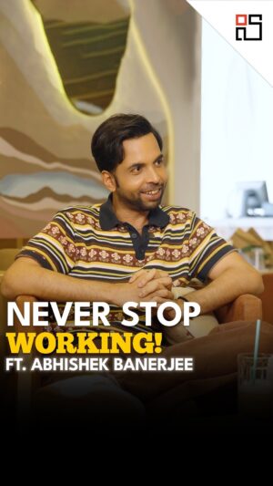Abhishek Banerjee Instagram - NEVER STOP WORKING 
.
.
Guest @nowitsabhi 
Host @ankitchauhan_official 
Hospitality @blanco_bandra 
.
.
#podcast #actor #acting #dreambig #workhard #relatable #viralvideo #reelsinstagram #impactstories_ #ankitchauhan