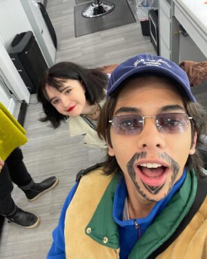 Abi Monterey Instagram - Behind the scenes! Go watch Curse of Bridge Hollow on @netflix 😈