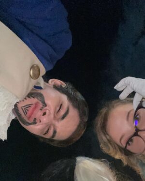 Abi Monterey Instagram - Behind the scenes! Go watch Curse of Bridge Hollow on @netflix 😈