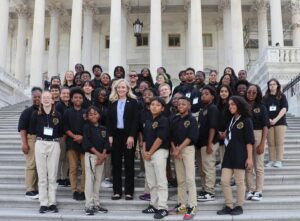 Abigail Spanberger Instagram - I was glad to welcome students from Commonwealth Attorney Anton Bell’s Junior Commonwealth’s Attorney Program to the U.S. Capitol today! Thank you for bringing your questions and your enthusiasm.

I hope you enjoy the rest of your time in our nation’s capital!