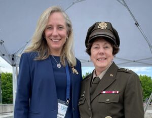 Abigail Spanberger Instagram - Yesterday, I was honored to join World War II Veterans at the @DDayMemorial in Bedford, Virginia to commemorate the 80th anniversary of D-Day. Our nation owes a debt of gratitude to these brave soldiers — including Virginians from the 116th Infantry Regiment, 29th Division.