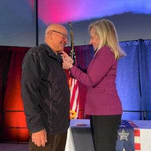 Abigail Spanberger Instagram - Virginia has a proud record of military service — and it is on all of us to make sure our local heroes receive the support and acknowledgement they deserve.

Thank you to Encompass Community Supports for hosting today’s event in Culpeper to help make sure Virginia Veterans are aware of the resources offered to them and for inviting me to be a part in honoring several local Vietnam Veterans and spouses.