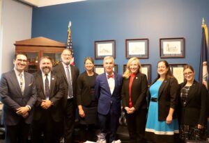 Abigail Spanberger Instagram - I had an excellent meeting with @BillNye (yes, the Science Guy) and representatives from the Planetary Society earlier today. Thank you for all of the important work you do to encourage STEM education and advance space policy priorities.

(Note to my daughters: I’m very sorry that I met Bill Nye again and didn’t bring you with me, but it’s a school day and you need to be at school! I love you! -Mom 😳)
