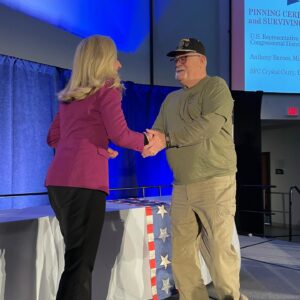 Abigail Spanberger Instagram - Virginia has a proud record of military service — and it is on all of us to make sure our local heroes receive the support and acknowledgement they deserve.

Thank you to Encompass Community Supports for hosting today’s event in Culpeper to help make sure Virginia Veterans are aware of the resources offered to them and for inviting me to be a part in honoring several local Vietnam Veterans and spouses.