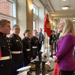 Abigail Spanberger Instagram - Virginia has a proud record of military service — and it is on all of us to make sure our local heroes receive the support and acknowledgement they deserve.

Thank you to Encompass Community Supports for hosting today’s event in Culpeper to help make sure Virginia Veterans are aware of the resources offered to them and for inviting me to be a part in honoring several local Vietnam Veterans and spouses.