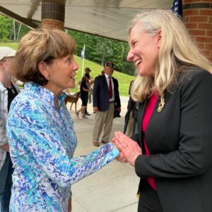 Abigail Spanberger Instagram - Today, I was honored to share a few words to recognize the brave Virginians who gave their lives to protect our freedoms. Thank you to the Potomac Region Veterans Council for having me at this morning’s Memorial Day Ceremony at the National Memorial Cemetery at Quantico.