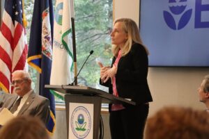 Abigail Spanberger Instagram - Today, I was excited to join @epagov to announce a $206 million federal investment — thanks in part to the bipartisan infrastructure law — to protect the Chesapeake Bay, its watershed, and our beautiful Commonwealth. This law continues to deliver for Virginia’s communities.