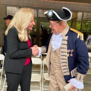 Abigail Spanberger Instagram - Today, I was honored to share a few words to recognize the brave Virginians who gave their lives to protect our freedoms. Thank you to the Potomac Region Veterans Council for having me at this morning’s Memorial Day Ceremony at the National Memorial Cemetery at Quantico.