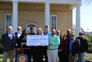 Abigail Spanberger Instagram - Today, I was excited to join leaders in Spotsylvania County to celebrate more than $4.6 MILLION in federal funding I secured for local infrastructure projects! These funds will be used for a new 1-million-gallon water tower and improvements along I-95 and U.S. Route 1.

These investments will help Spotsylvania County keep up with growing demand and improve access from I-95 to the future Fredericksburg Veterans Affairs’ Health Care Clinic — providing much-needed access to care for the region’s Veterans.